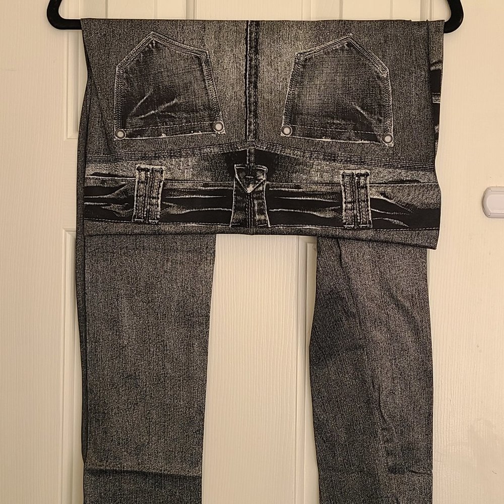 As seen on TV Jean Eez Black Jeggings
